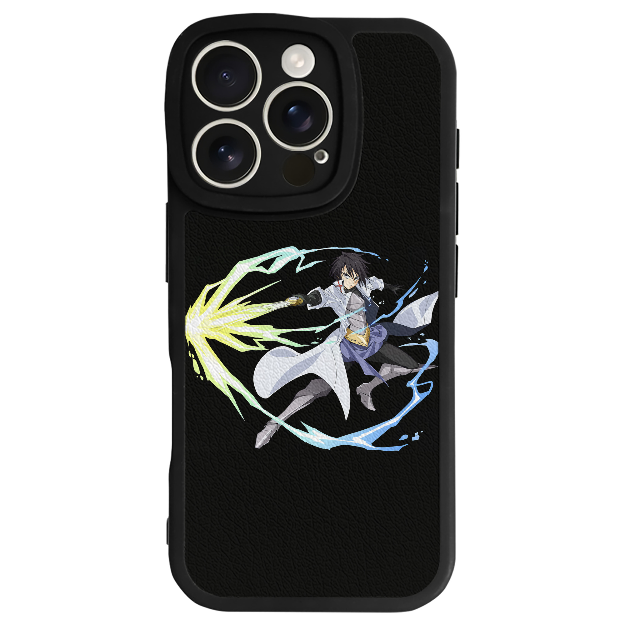 （画像用） 転スラ Regarding Reincarnated to Slime 【iPhone 16シリーズ対応】シリコンスマホケース（レザー調） 材質：シリコン
